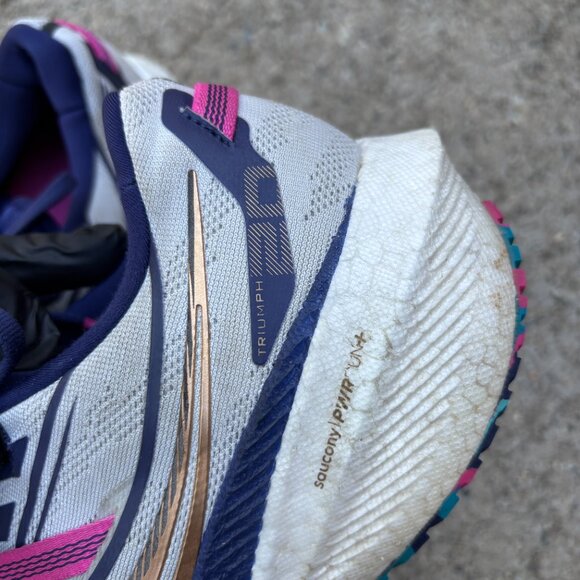 Saucony Triumph 20 Prospect Glass women's 10.5 training running sneakers shoes - Picture 6 of 7